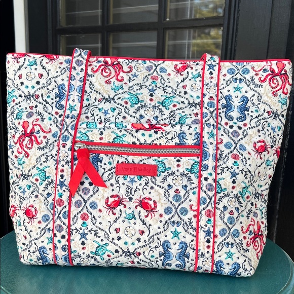 Vera Bradley Handbags - Vera Bradley Small Vera Tote in Sea Life